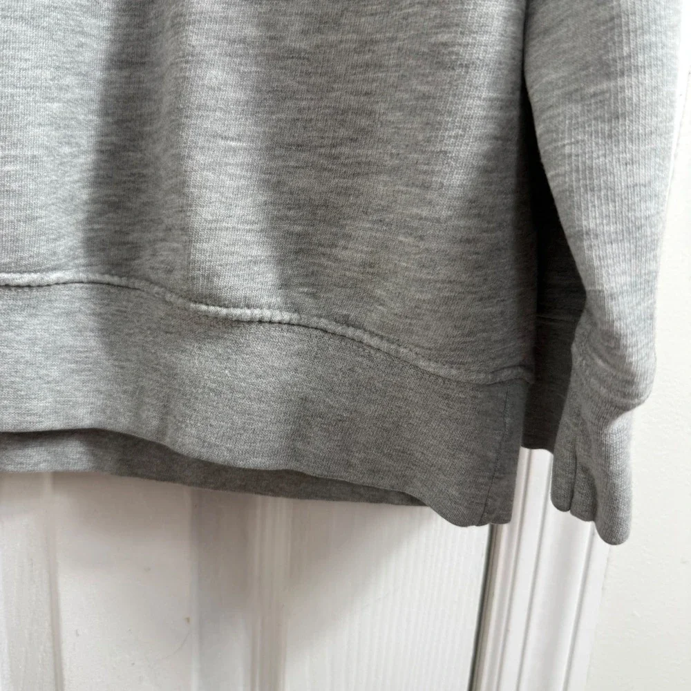 Vintage Nike XXL Gray Crewneck Sweatshirt Mini Swoosh Made Turkey Y2K 90s